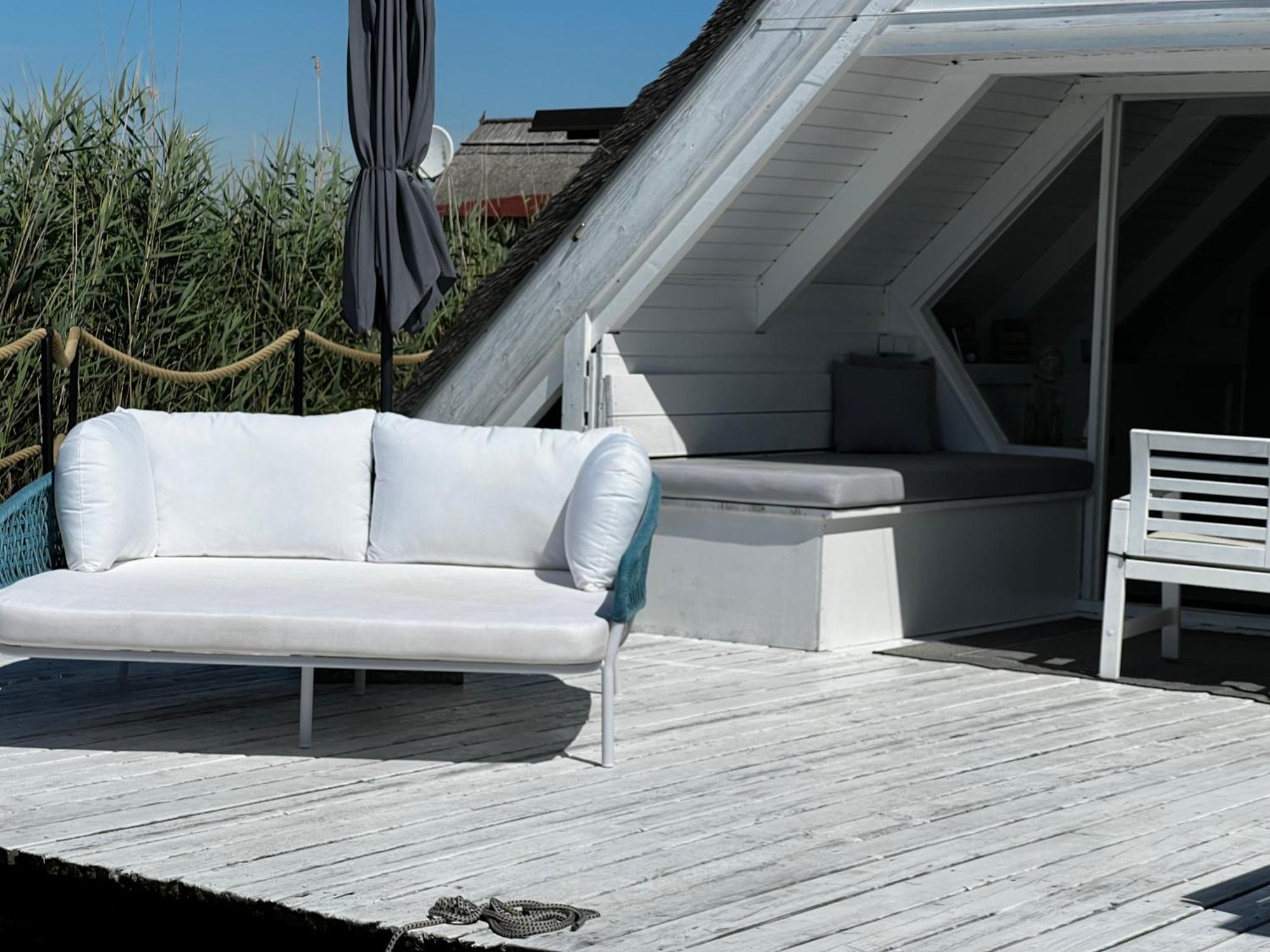 Seehuette Neusiedlersee - Strandhaus, Elektroboot Inklusive Rust Esterno foto